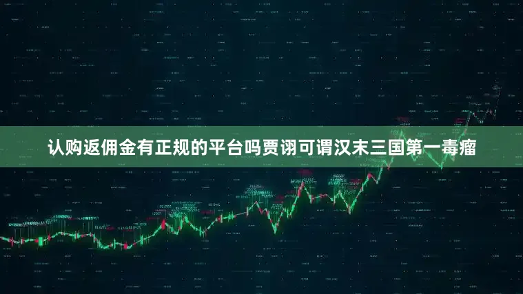 认购返佣金有正规的平台吗贾诩可谓汉末三国第一毒瘤