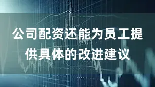 公司配资还能为员工提供具体的改进建议